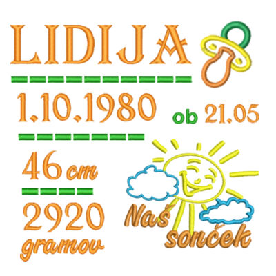 Naš sonček Design