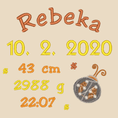 Baby Žirafa Pikapolonica Design