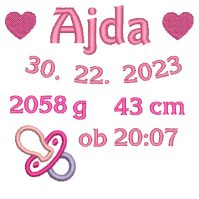 Puhasti Zajček roza srčki Design