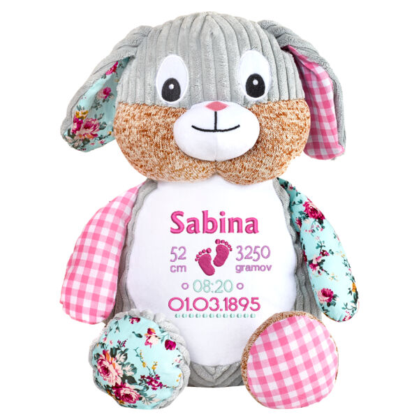 Srčkan - Roza cirkuški zajček Thumbnail