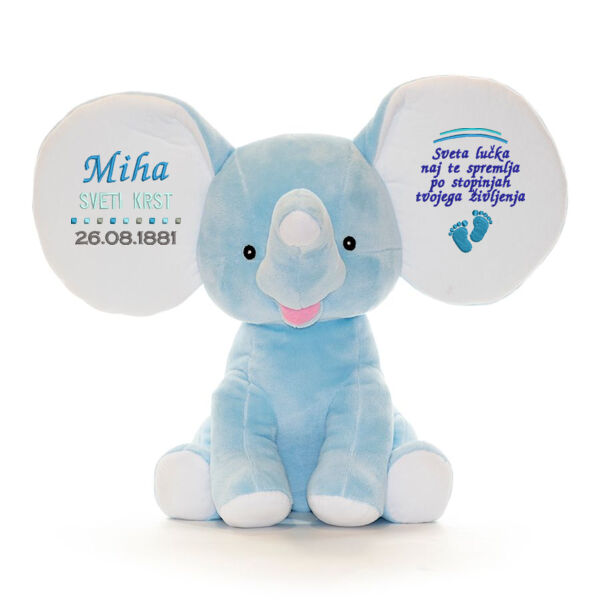 z verzom - Uhasti modri slonček  Thumbnail