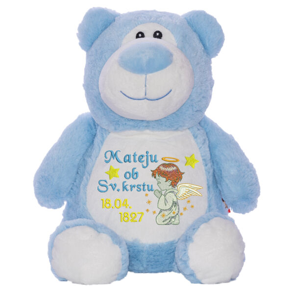 Medvedek z angelom - Modri medvedek Thumbnail