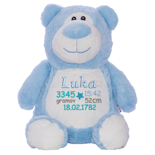 rojstni - Modri medvedek Thumbnail