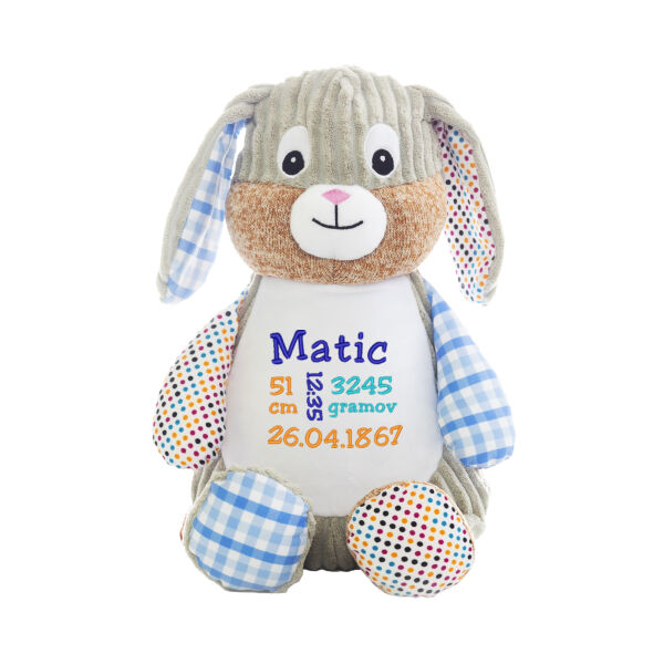 Ob rojstvu - Modri cirkuški zajček Thumbnail