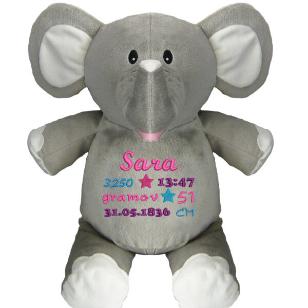 Sivi slonček - Slonček Benjamin Thumbnail