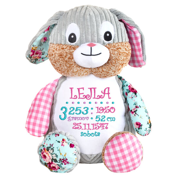 dekliški - Roza cirkuški zajček Thumbnail